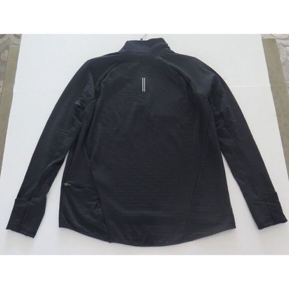Nike DD6799 010 Women's Sz L Black Therma-FIT Element 1/2-Zip Running Jacket $85 - Picture 6 of 9